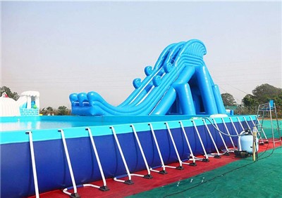China Manufacturer Professional Design Above Ground Swimming Pool With Obstacle Course BY-SP-009